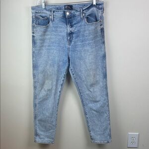 Gap Denim High Rise Vintage Slim Jeans Light Amber